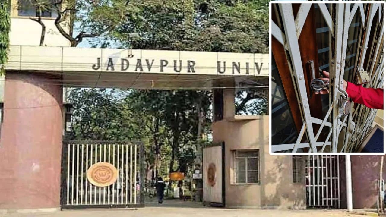 Jadavpur University: সদ্য যাদবপুরের জল-হাওয়ায় বড় হওয়া পড়ুয়াদের স্পর্ধা! নিয়মকে বুড়ো আঙুল দেখিয়ে উপাচার্যের ঘরে ঝোলালেন তালা