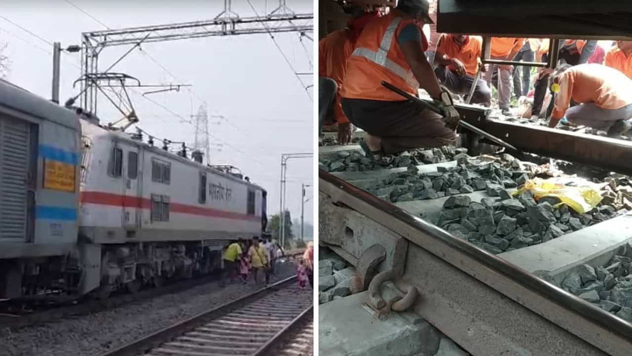 Rail Line: রেল লাইনের মাঝে বিরাট বড় ফাটল, বর্ধমান কর্ড লাইনে অল্পের জন্য রক্ষা পেল এক্সপ্রেস ট্রেন Rail Line: রেল লাইনের মাঝে বিরাট বড় ফাটল, বর্ধমান কর্ড লাইনে অল্পের জন্য রক্ষা পেল এক্সপ্রেস ট্রেন