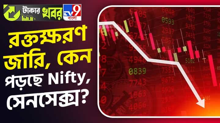 Nifty, Sensex Falling: ট্রাম্পের ‘শুল্ক যুদ্ধ’ থেকে RBI-এর নীতি, যে যে কারণে পড়ছে ভারতের বাজার Nifty, Sensex Falling: ট্রাম্পের ‘শুল্ক যুদ্ধ’ থেকে RBI-এর নীতি, যে যে কারণে পড়ছে ভারতের বাজার
