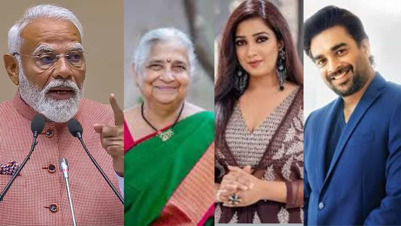 সুধা মূর্তি থেকে শ্রেয়া ঘোষাল, মাধবনকে চ্যালেঞ্জ প্রধানমন্ত্রীর, কী করতে হবে তাঁদের? সুধা মূর্তি থেকে শ্রেয়া ঘোষাল, মাধবনকে চ্যালেঞ্জ প্রধানমন্ত্রীর, কী করতে হবে তাঁদের?