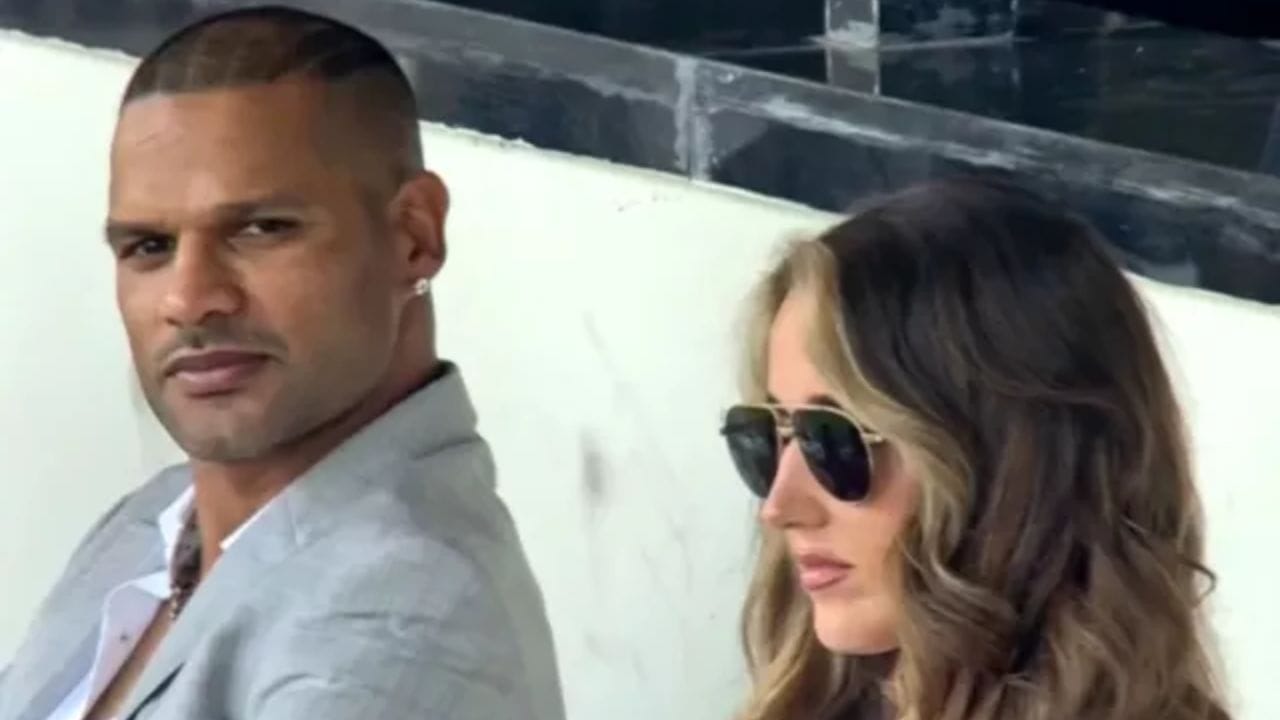 Shikhar Dhawan With A Mystery Girl