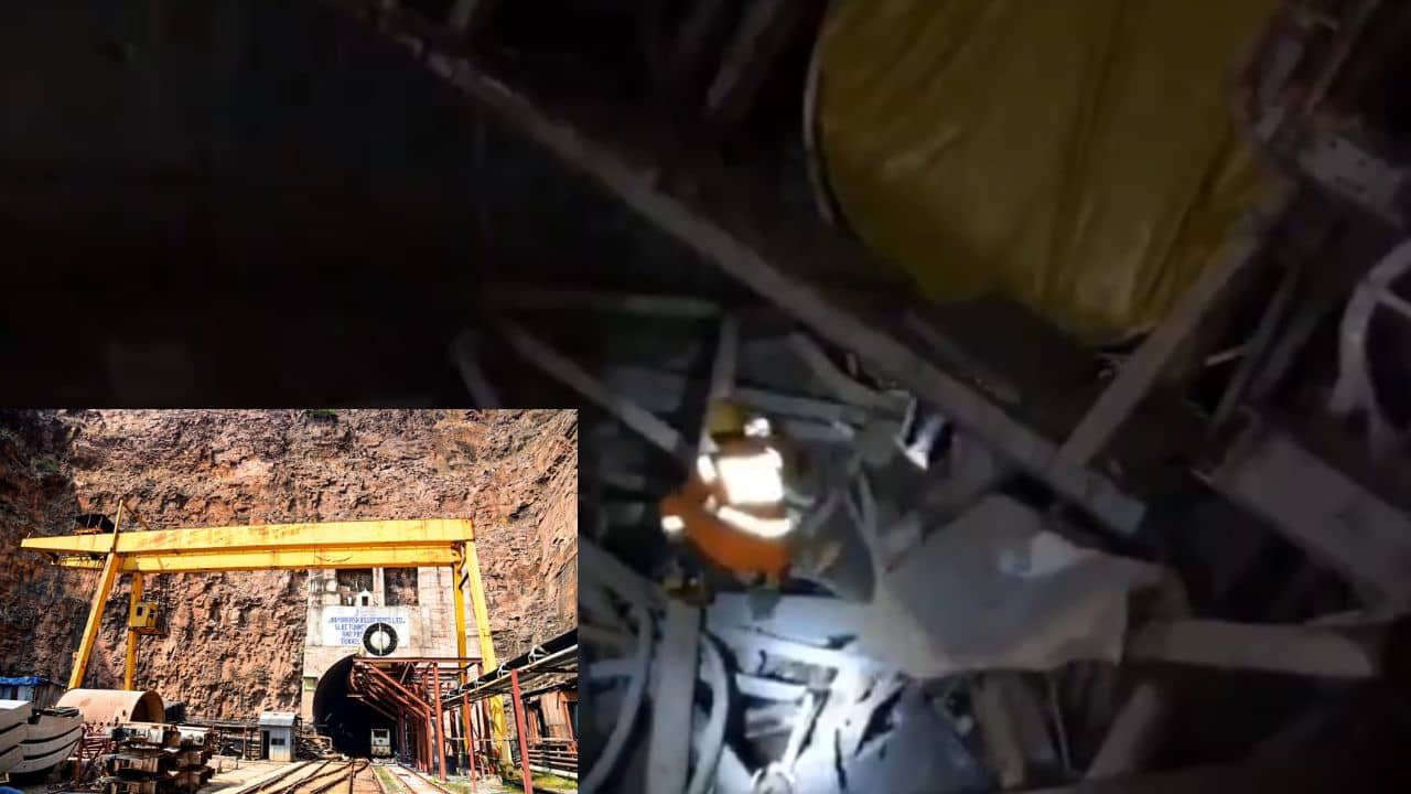Telangana Tunnel Collapse: হাজার ডেকেও মিলছে না সাড়া! ২৪ ঘণ্টা পেরিয়েও কাদা-জলে তেলঙ্গানার সুড়ঙ্গেই আটকে শ্রমিকরা