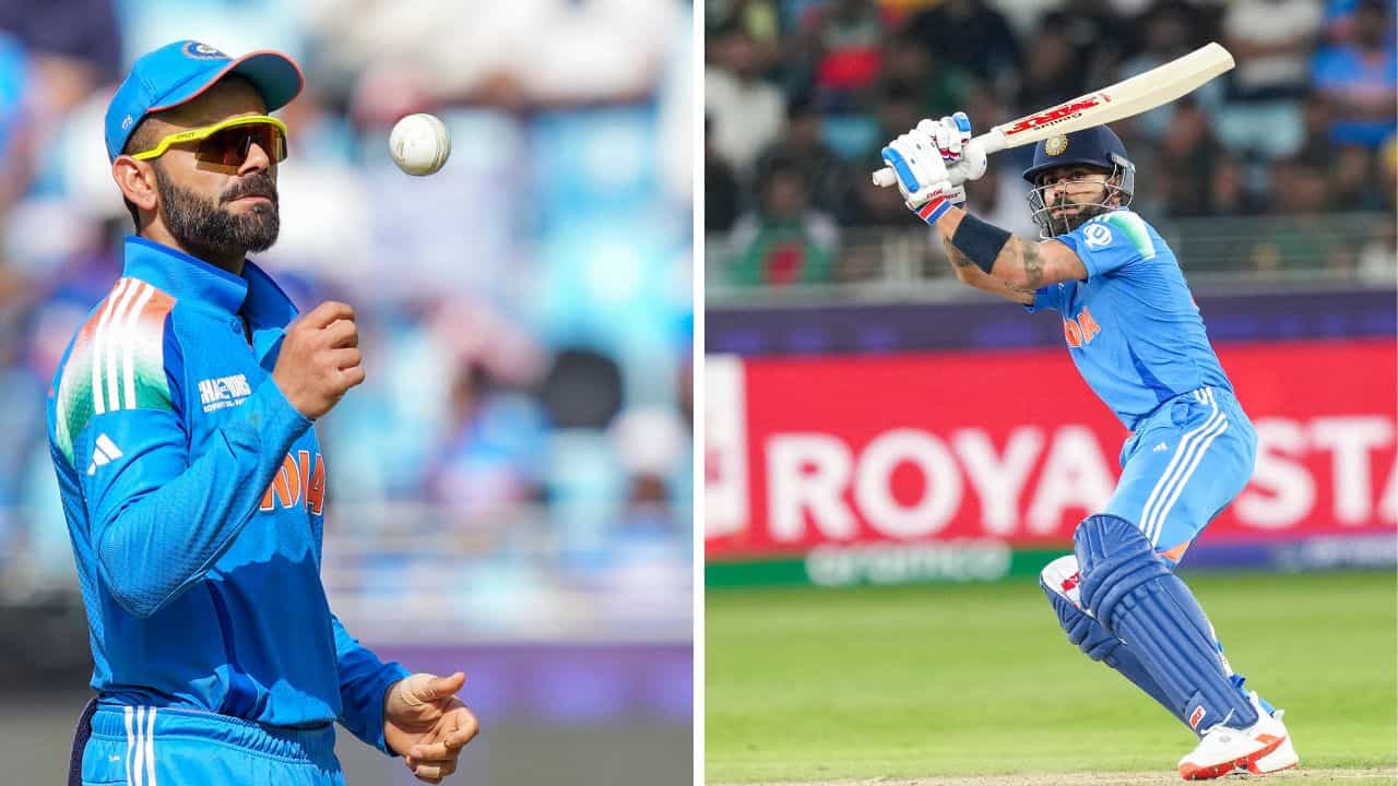 Virat Kohli: 'সুরক্ষিত' হাতের রেকর্ড, ১৪ হাজারের মাইলস্টোন পার বিরাট কোহলির Virat Kohli: 'সুরক্ষিত' হাতের রেকর্ড, ১৪ হাজারের মাইলস্টোন পার বিরাট কোহলির