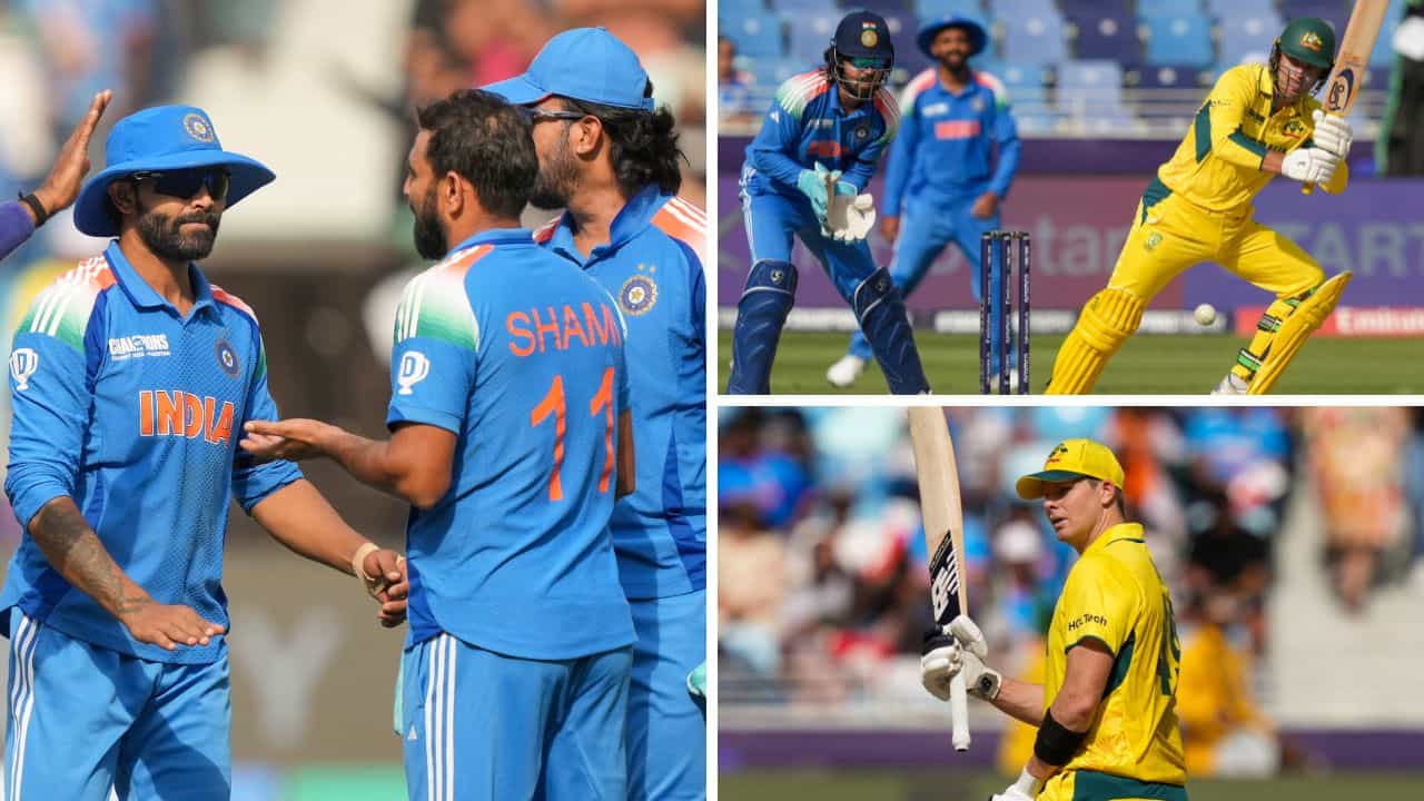 IND vs AUS: লড়লেন স্মিথ-ক্যারি, সামি-জাডেজাদের বোলিংয়ে ২৬৪-তে অলআউট অজিরা IND vs AUS: লড়লেন স্মিথ-ক্যারি, সামি-জাডেজাদের বোলিংয়ে ২৬৪-তে অলআউট অজিরা