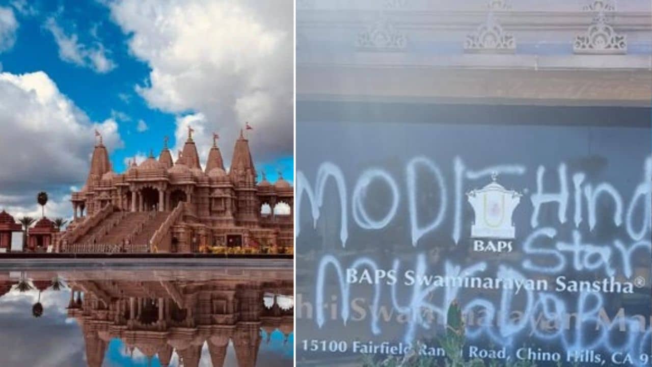 আমেরিকার মাটিতে ভাঙচুর হিন্দু মন্দিরে, নিজের অবস্থান স্পষ্ট করল ভারতও