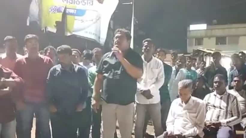 CPM-TMC: CPM-এর হার্মাদদের বাড়ি থেকে বের করে এনে গরুপেটা করার নিদান TMC নেতার