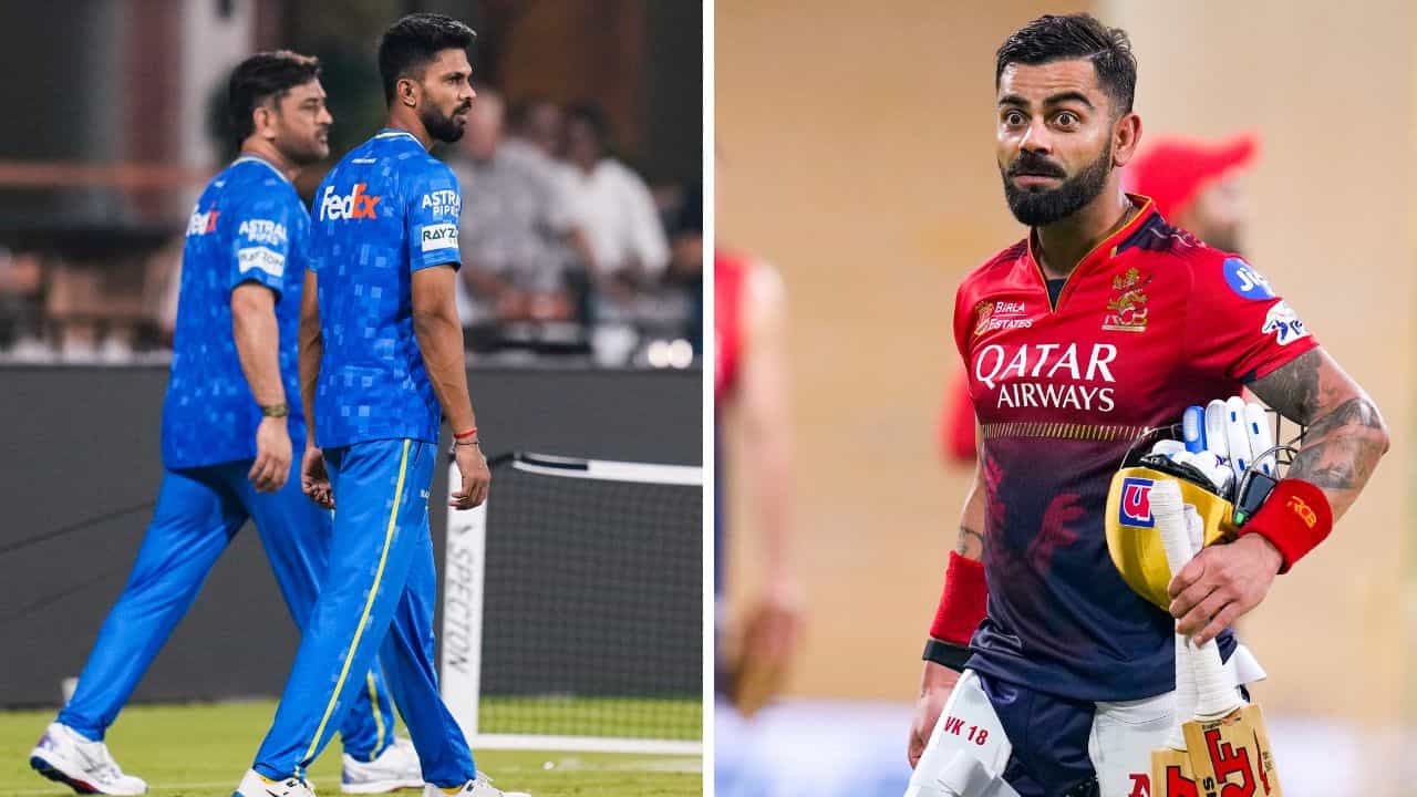 CSK vs RCB Confirmed Playing XI, IPL 2025: আকর্ষণের কেন্দ্রে ধোনি-কোহলি, দুই টিমে জোড়া বদল; রান তাড়া করে জয়ে নজর ঋতুর CSK vs RCB Confirmed Playing XI, IPL 2025: আকর্ষণের কেন্দ্রে ধোনি-কোহলি, দুই টিমে জোড়া বদল; রান তাড়া করে জয়ে নজর ঋতুর