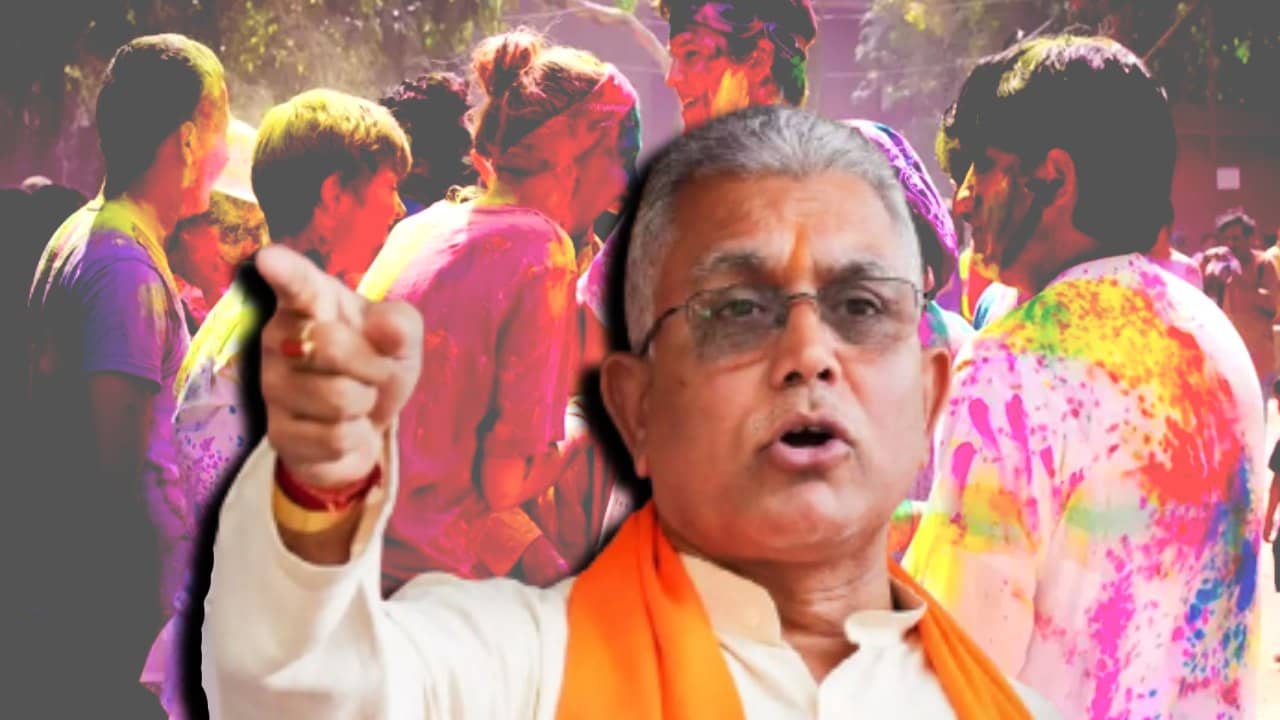 Dilip Ghosh: ‘দোল খেললে পরিবেশ দূষণ হয়? উল্টো করে টাঙাব, প্রকাশ্যে জুতো মারা উচিত’, গর্জে উঠলেন দিলীপ