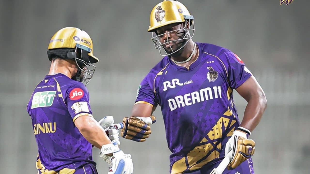 KKR Practice Match: নতুন মরসুম, পুরনো মেজাজ; চেজমাস্টার হয়ে উঠলেন রাসেল-রিঙ্কু