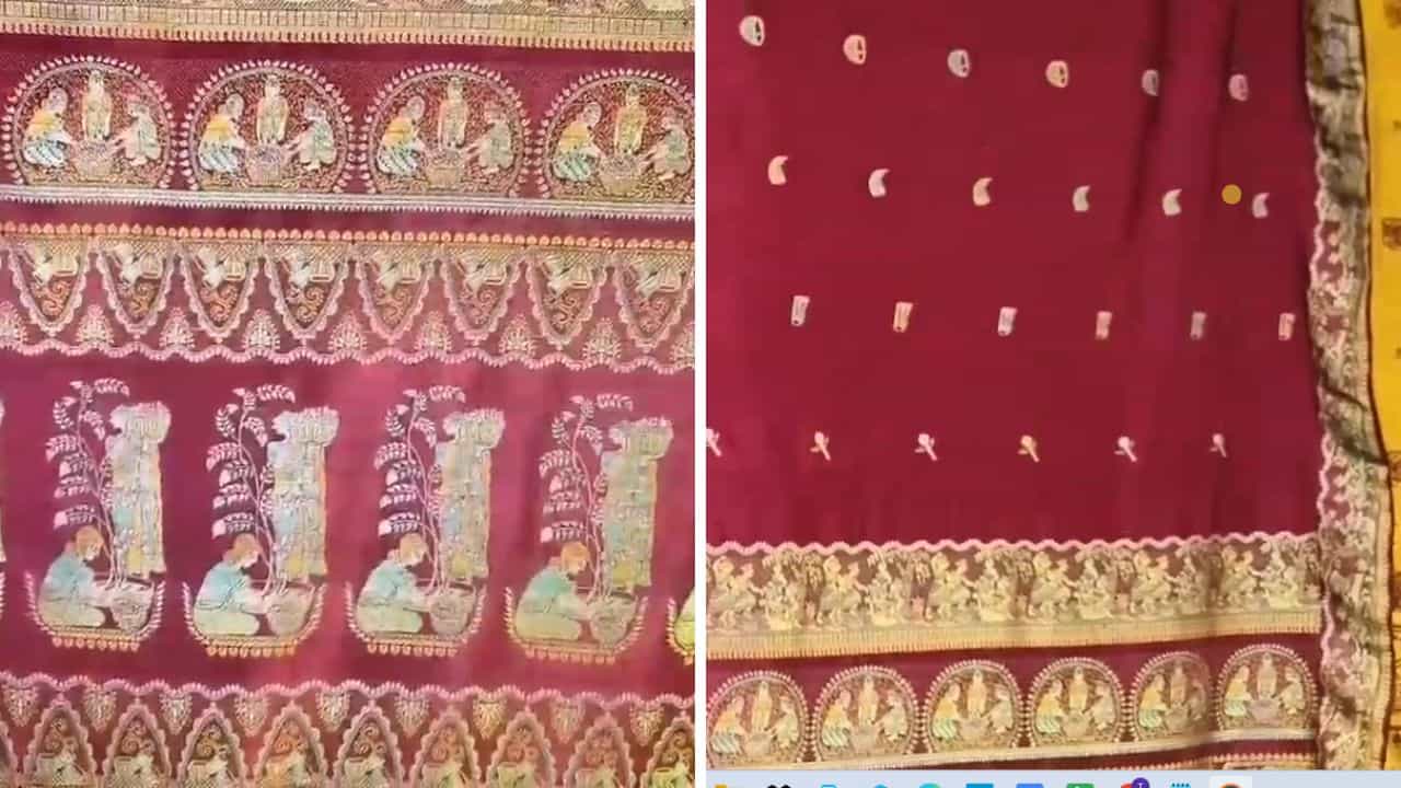 একটা শাড়ির দাম ১ লাখ, বাংলার শিল্পীদের তৈরি এই শাড়িতে কী এমন আছে!