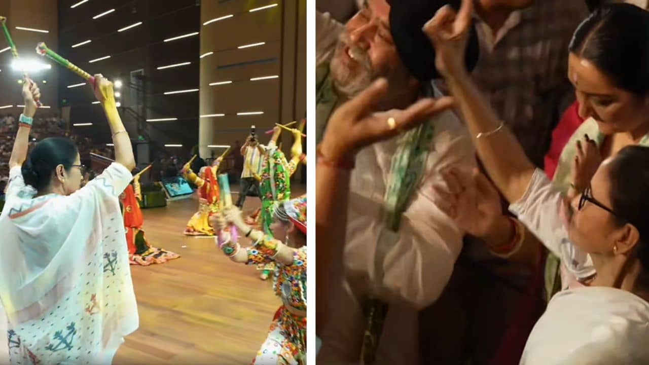 CM Mamata Banerjee: কলকাতায় ডান্ডিয়া-গরবা, অবাঙালি ভোট কাছে টানতে চাইছেন মমতা?