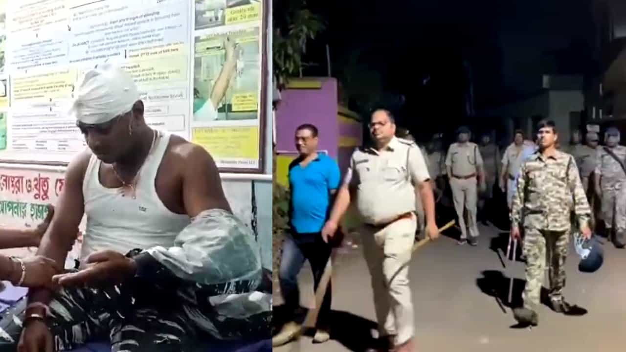 Police Attacked: চারদিক থেকে ঘিরে ধরে চলল মার! মাথা ফাটল পুলিশের, মদ্যপদের শান্ত করতে শেষ পর্যন্ত নামল RAF Police Attacked: চারদিক থেকে ঘিরে ধরে চলল মার! মাথা ফাটল পুলিশের, মদ্যপদের শান্ত করতে শেষ পর্যন্ত নামল RAF