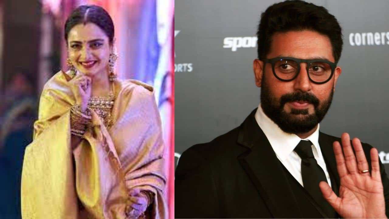 অভিষেককে আচমকা জড়িয়ে ধরলেন রেখা! তারপর কানে ফিসফিস, কী বললেন বচ্চন প্রেমিকা?