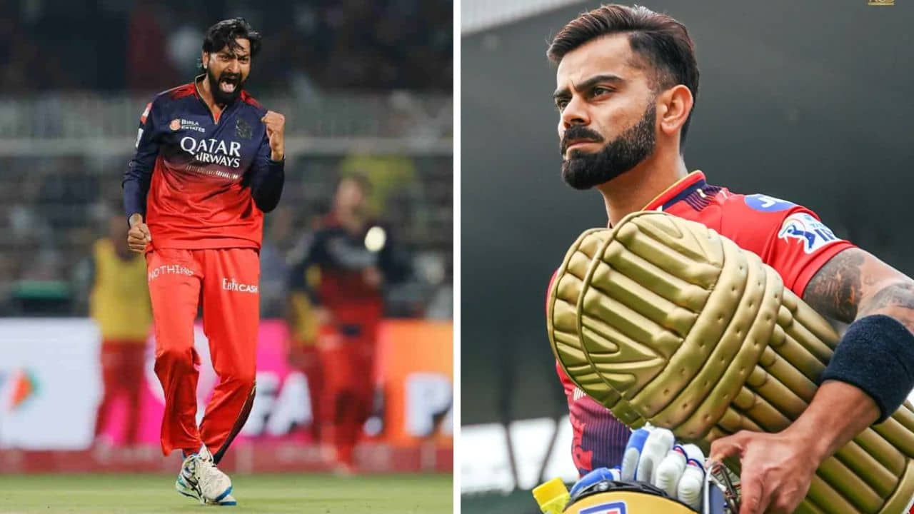 Virat Kohli: বিরাটের দুরন্ত শটে টাল সামলাতে না পেরে যা হল ক্রুণালের...