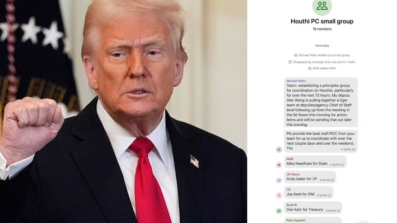 Donald Trump: কেলেঙ্কারি কাণ্ড! গ্রুপ চ্যাট থেকে ফাঁস হামলার পরিকল্পনা, কোথায় মুখ লুকোবেন ট্রাম্প?