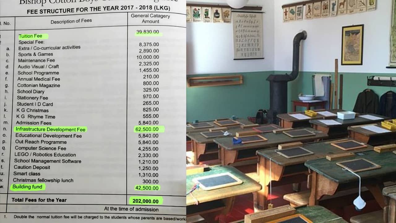 LKG-তে ভর্তি-র ফি ২ লাখেরও বেশি, স্কুলের খরচ ঘিরে শোরগোল