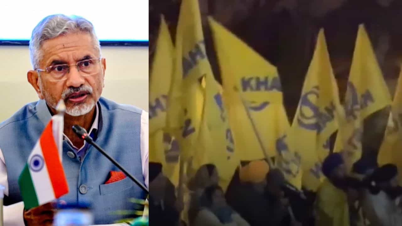 লন্ডনে বিদেশমন্ত্রী জয়শঙ্করের উপরে হামলার চেষ্টা, ভারতের পতাকা ছিঁড়ে ফেলল খালিস্তানি সমর্থকরা লন্ডনে বিদেশমন্ত্রী জয়শঙ্করের উপরে হামলার চেষ্টা, ভারতের পতাকা ছিঁড়ে ফেলল খালিস্তানি সমর্থকরা