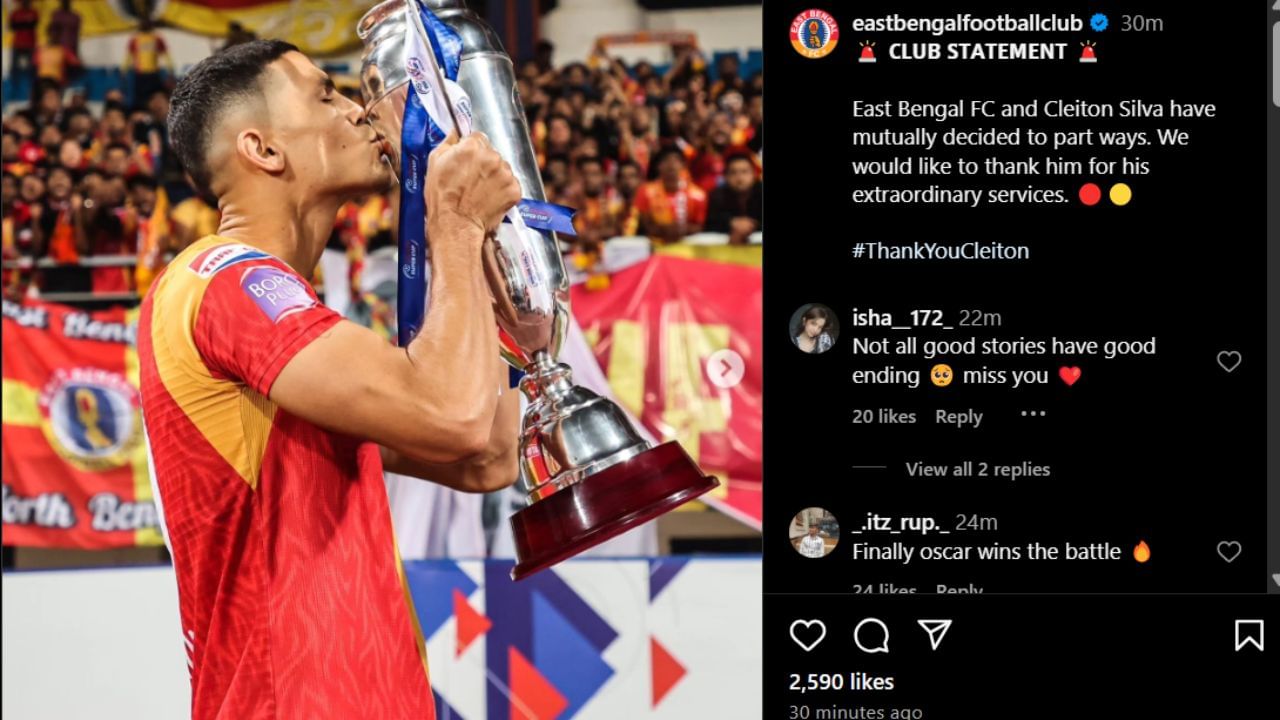 Cleiton Silva eb end contract