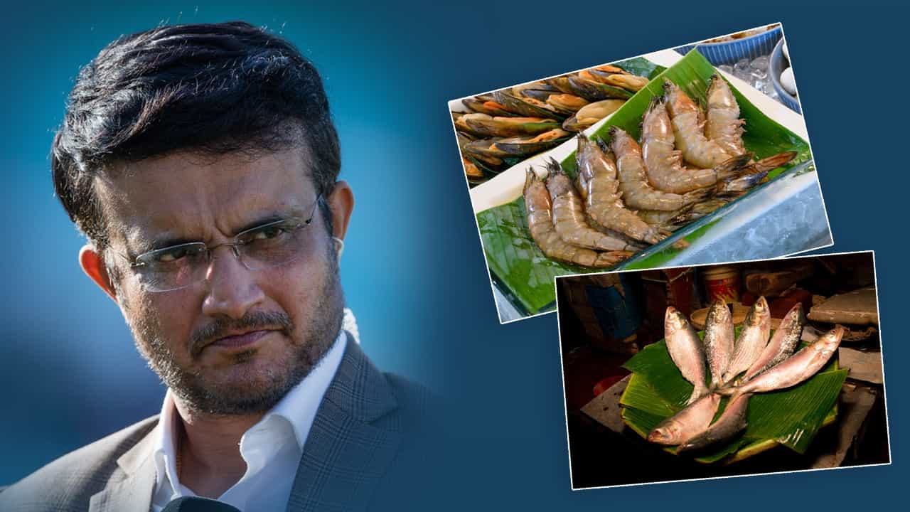 Sourav Ganguly: ইলিশ নাকি চিংড়ি, ফুটবলপ্রেমী সৌরভ গঙ্গোপাধ্যায়ের পছন্দ কোনটি? Sourav Ganguly: ইলিশ নাকি চিংড়ি, ফুটবলপ্রেমী সৌরভ গঙ্গোপাধ্যায়ের পছন্দ কোনটি?