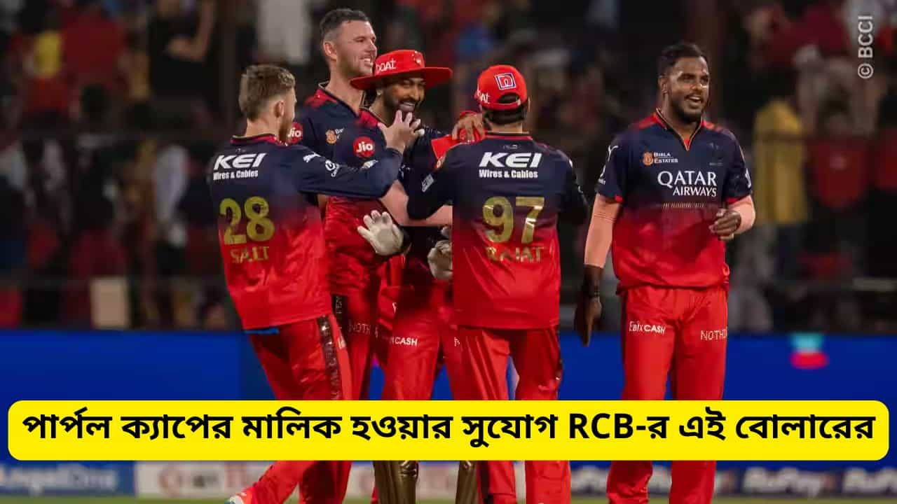 IPL 2025 Purple Cap: পার্পল ক্যাপের জন্য জোর টক্কর, RCB-র এই তারকার সেরা হওয়ার সুযোগ IPL 2025 Purple Cap: পার্পল ক্যাপের জন্য জোর টক্কর, RCB-র এই তারকার সেরা হওয়ার সুযোগ