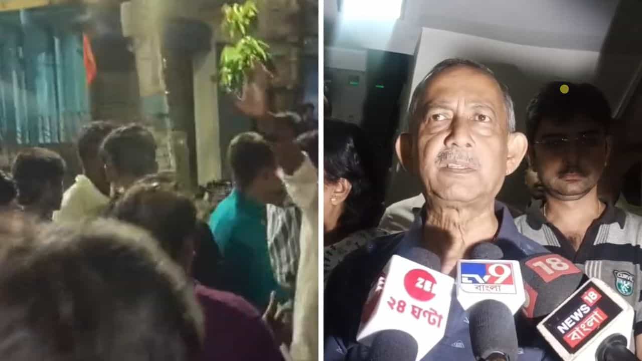 Goutam Deb: রাতের অন্ধকারে ঘিরে ফেলা হল মেয়র গৌতম দেবের বাড়ি, মধ্যরাতে পৌঁছল বিশাল পুলিশ বাহিনী Goutam Deb: রাতের অন্ধকারে ঘিরে ফেলা হল মেয়র গৌতম দেবের বাড়ি, মধ্যরাতে পৌঁছল বিশাল পুলিশ বাহিনী