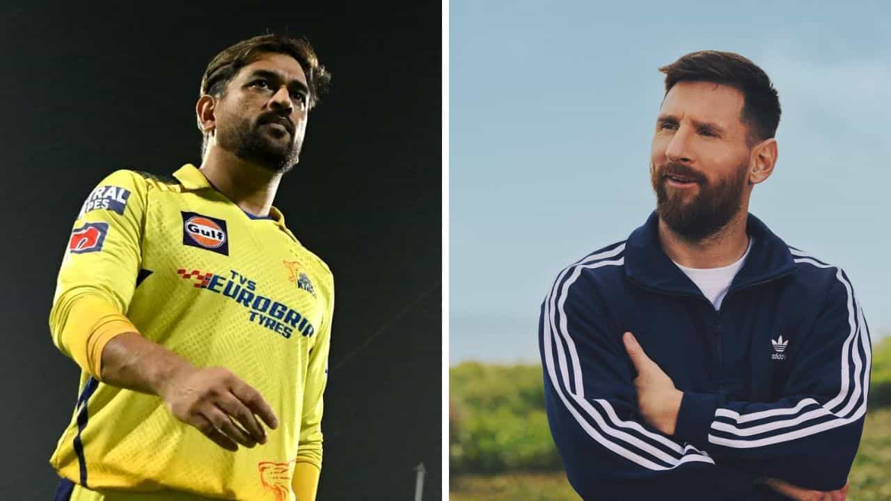 MS Dhoni-Lionel Messi: দ্য আল্টিমেট কোলাব! ধোনির দিকে বল বাড়ালেন মেসি, তারপর যা ঘটল... MS Dhoni-Lionel Messi: দ্য আল্টিমেট কোলাব! ধোনির দিকে বল বাড়ালেন মেসি, তারপর যা ঘটল...