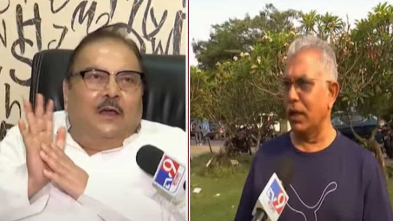 Madan Mitra: 'বিনা ধোলাইয়ে বাড়ি ফিরবে না...', রামনবমীতে বিজেপিকে হুঁশিয়ারি মদনের, পাল্টা দিলীপের খোঁচা, 'আগে সোজা হয়ে দাঁড়াও' Madan Mitra: 'বিনা ধোলাইয়ে বাড়ি ফিরবে না...', রামনবমীতে বিজেপিকে হুঁশিয়ারি মদনের, পাল্টা দিলীপের খোঁচা, 'আগে সোজা হয়ে দাঁড়াও'