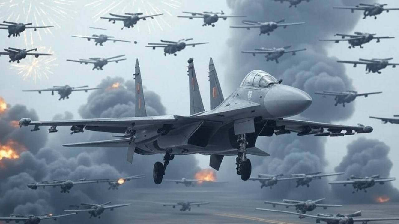 এবার সুখোই থেকে মৌমাছির পালের মতো হামলা করবে ঝাঁকে ঝাঁকে ALFA S Swarm Drone