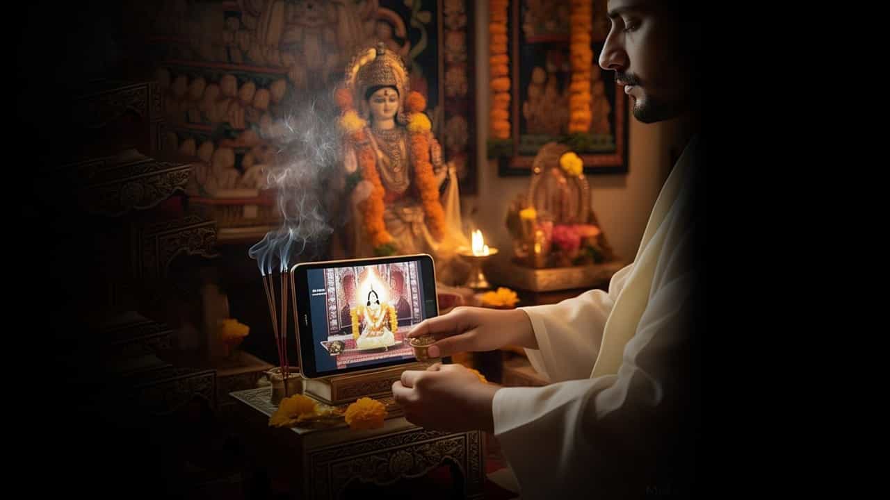 VIDEO: এভাবে অনলাইনে ধূপ দিয়ে ঠাকুর পুজো করবেন নাকি! VIDEO: এভাবে অনলাইনে ধূপ দিয়ে ঠাকুর পুজো করবেন নাকি!