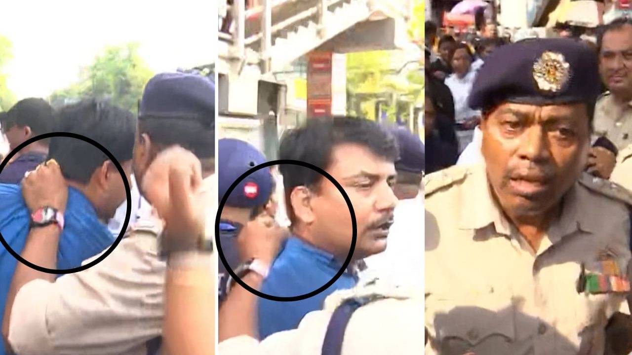 Attacked On TV9 Bangla: ছবি তুলতে বাধা! প্রশ্ন করতেই TV9 বাংলার প্রতিনিধির কলার চেপে ধরল পুলিশ, ধরা পড়ল ক্যামেরায়