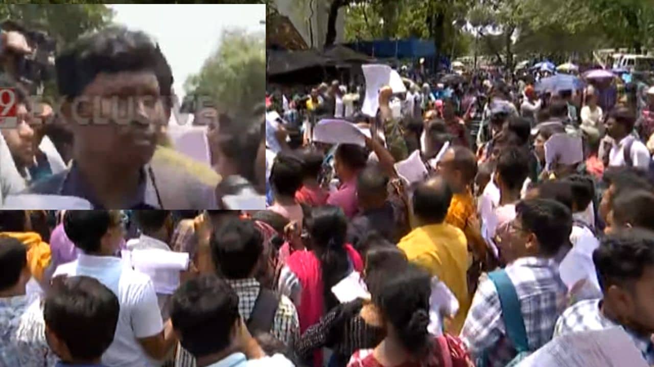 Recruitment Scam: OMR শিট হাতে যোগ্যরা ঘিরে ধরলেন ওঁকে...কে দিয়েছে বলুন?, চাপের মুখে অন ক্যামেরা নামটা বলেই দৌড়ে পালালেন ইনি