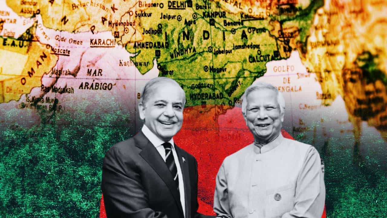 Pakistan Bangladesh Tie: মনে-মনে এত 'প্রেম'? ভারত 'মুখ ফেরাতে' চুপি চুপি আলাপ সারছে পাকিস্তান-বাংলাদেশ Pakistan Bangladesh Tie: মনে-মনে এত 'প্রেম'? ভারত 'মুখ ফেরাতে' চুপি চুপি আলাপ সারছে পাকিস্তান-বাংলাদেশ