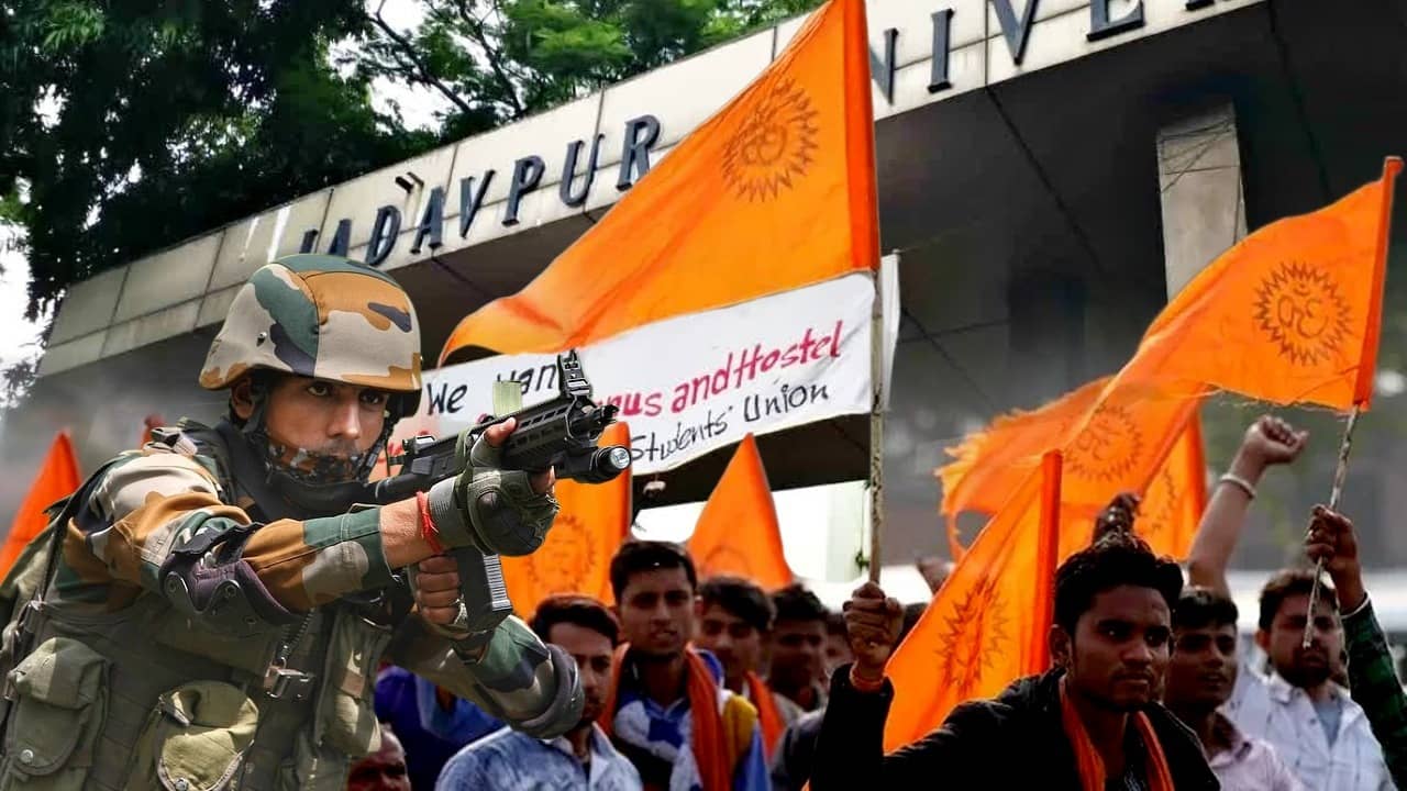 ABVP in JU: ভারতীয় সেনার ক্ষমতা দেখেছে গোটা বিশ্ব, যাদবপুরে ‘তিরঙ্গা যাত্রা’র ডাক ABVP-র