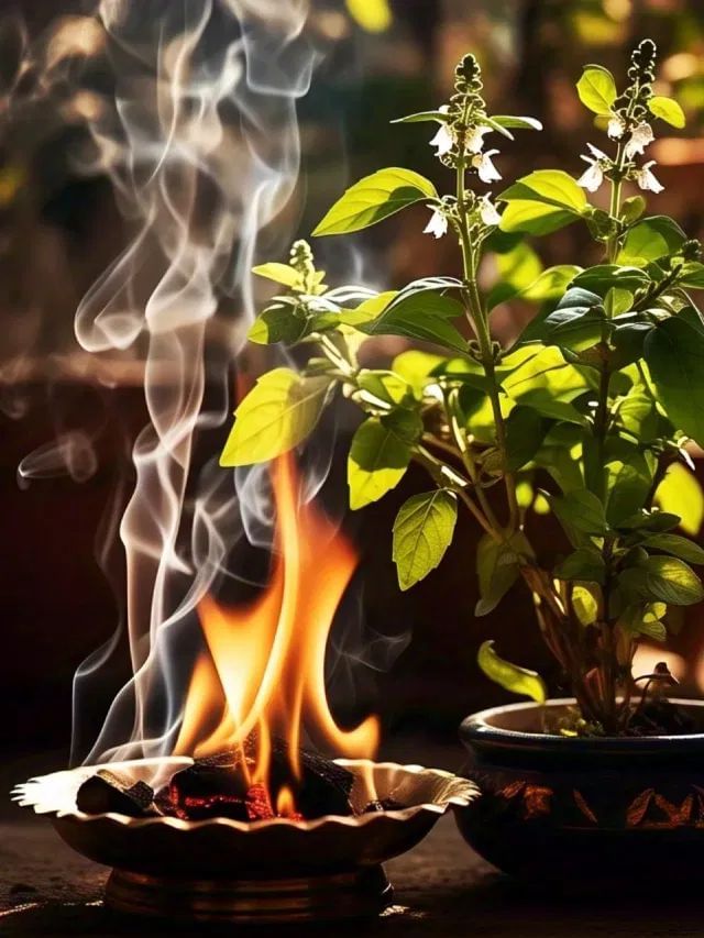 প্রদীপ নয়, তুলসী গাছের সামনে এই জিনিস জ্বালালেই টাকার বৃষ্টি! প্রদীপ নয়, তুলসী গাছের সামনে এই জিনিস জ্বালালেই টাকার বৃষ্টি!