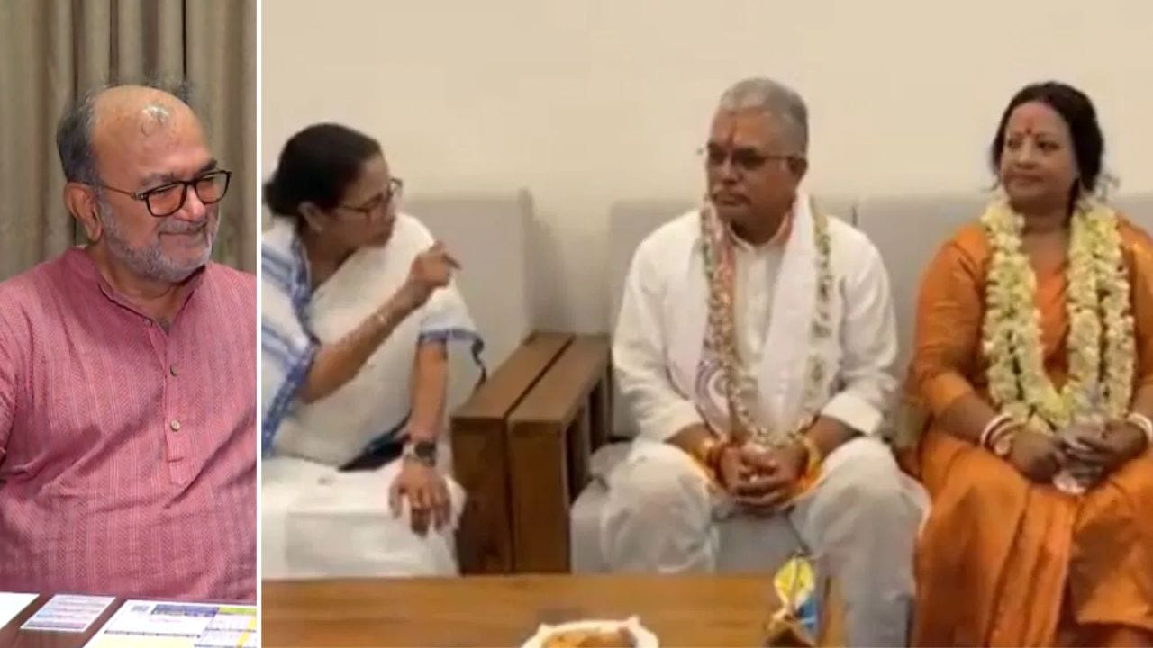 Bikashranjan Bhattacharya On Dilip Ghosh: 'মমতা ডাকলে আমিও যাব', দিলীপ কেন অন্যায় করেননি, বোঝালেন বিকাশ Bikashranjan Bhattacharya On Dilip Ghosh: 'মমতা ডাকলে আমিও যাব', দিলীপ কেন অন্যায় করেননি, বোঝালেন বিকাশ