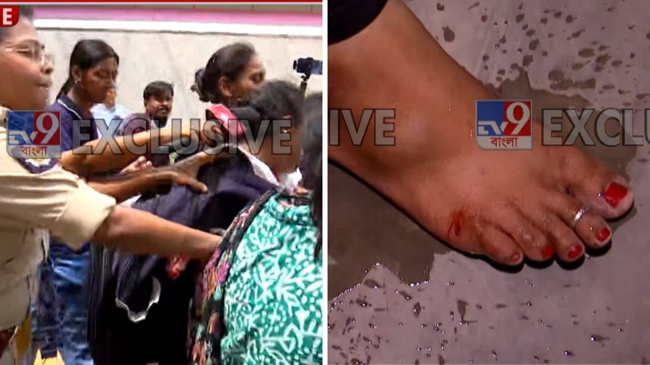 Protest: পা থেকে বেরচ্ছে রক্ত, আপনাদের ভরসা করি না, ডিসি ইন্দিরা মুখোপাধ্য়ায়কে জবাব চাকরিহারার