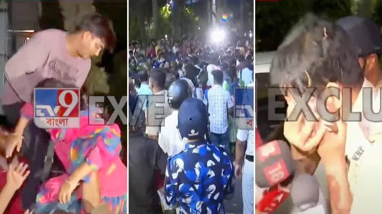 Tension in Bikash Bhavan: ফের রণক্ষেত্র বিকাশভবন চত্বর, পাঁচিল টপকে পালানোর চেষ্টা সরকারি কর্মীর, মাথা ফাটল পুলিশের