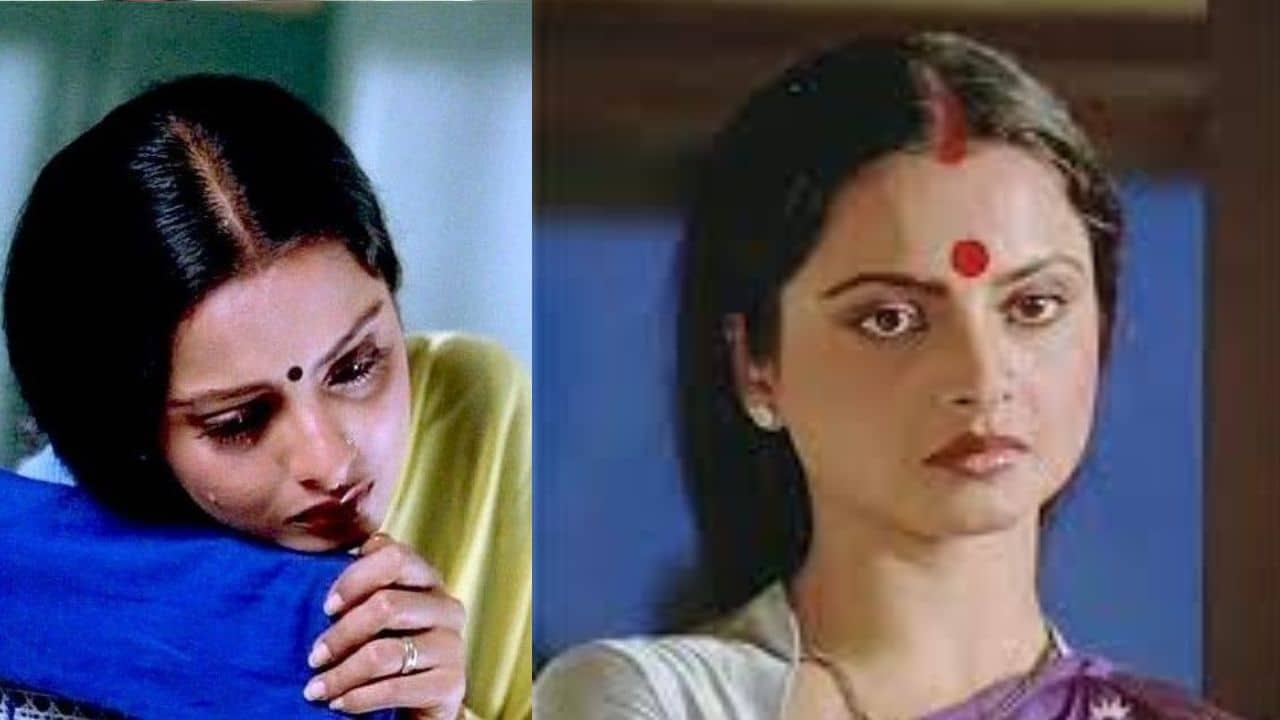 শুটিং সেটে সামান্য ভুল, মার খেতে হয় রেখাকে?