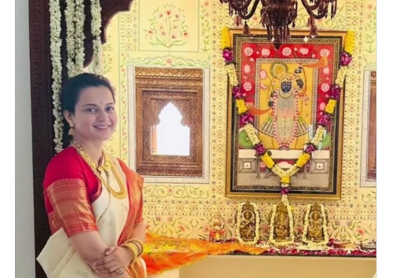 নতুন বাড়িতে গৃহপ্রবেশ করলেন কঙ্গনা