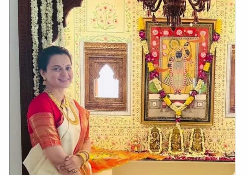 নতুন বাড়িতে গৃহপ্রবেশ করলেন কঙ্গনা