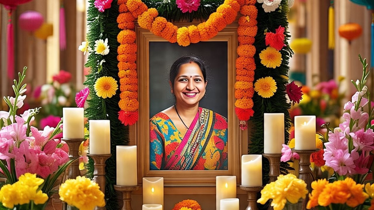 বাস্তুশাস্ত্র বলছে, বাড়ির পুজোর ঘরে কখনও পূর্বপুরুষদের ছবি রাখা উচিত নয়। এমনটা করলে ঈশ্বর রেগে যেতে পারেন এবং ঘরে পিতৃদোষ সৃষ্টি হতে পারে। আপনার বাড়ির পূজার ঘরে যদি আপনার পূর্বপুরুষদের ছবি রাখেন, তা হলে আপনার বাড়িতে নেতিবাচক শক্তি বাড়তে পারে। এর ফলে আপনার বাড়িতে নানা ধরণের সমস্যা দেখা দিতে পারে। (Pic Credit - META AI)