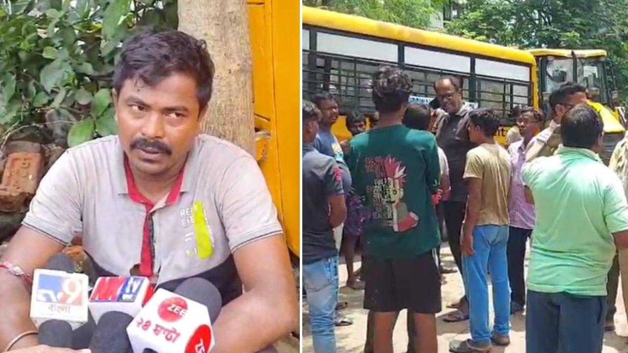 Purbo Burdwan: ক্লাচের তার কেটে যায়, বাসে তখন জনা তিরিশ খুদে... স্কুল বাসের চালক যা করলেন...