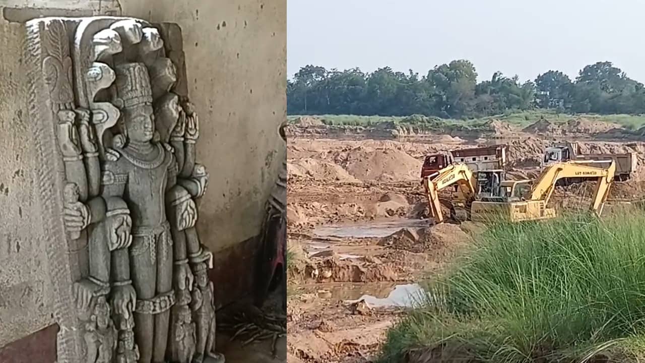 Darkeshwar: দারকেশ্বরে বালি তুলতে গিয়ে হাতে ঠেকেছিল, ডাঙায় তুলতেই প্রায় ১০০০ বছরের পুরনো দেব দর্শনে পড়ে গেল লাইন