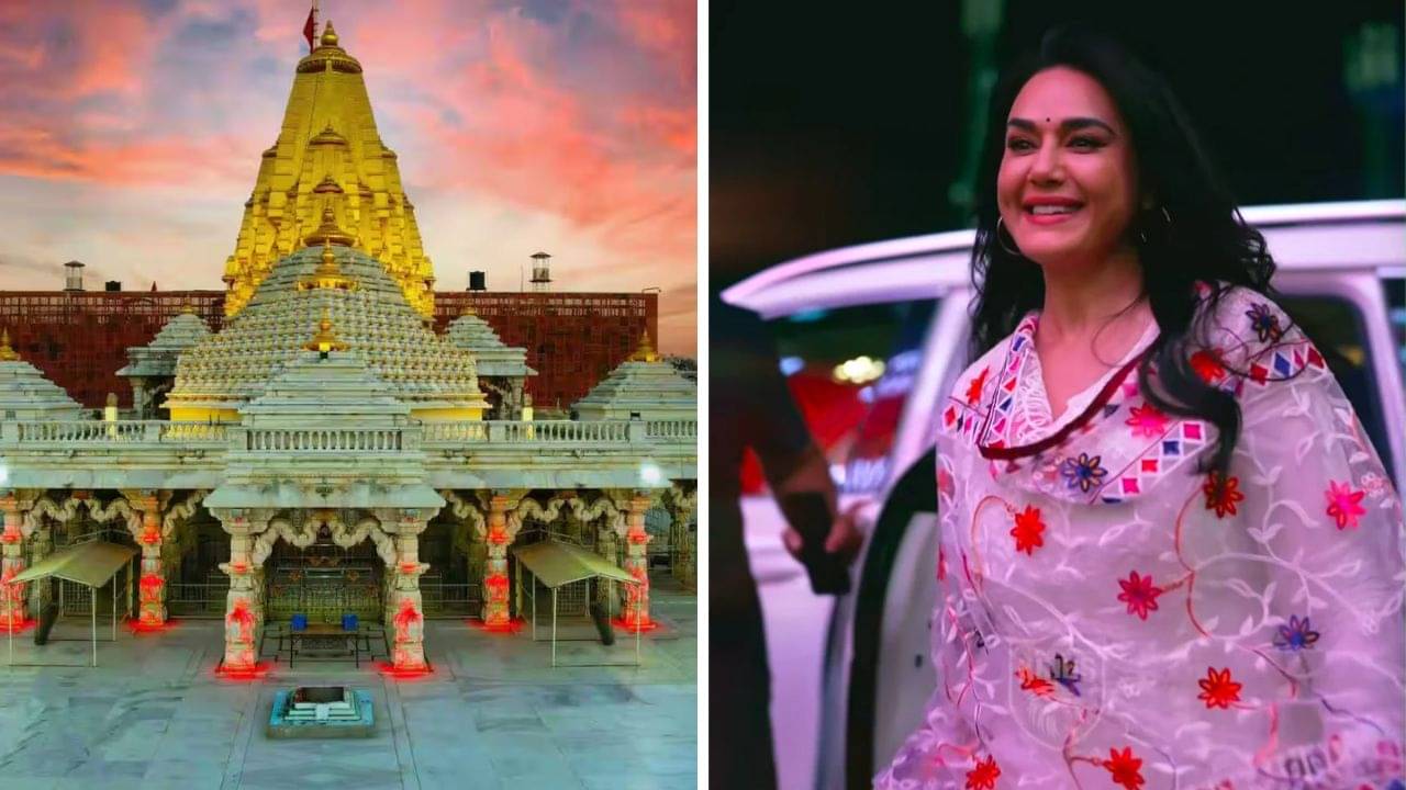 IPL 2025, PBKS: কোলে আসুক ট্রফি, অম্বাজি মন্দিরে আরতি পঞ্জাব কিংস মালকিন প্রীতি জিন্টার