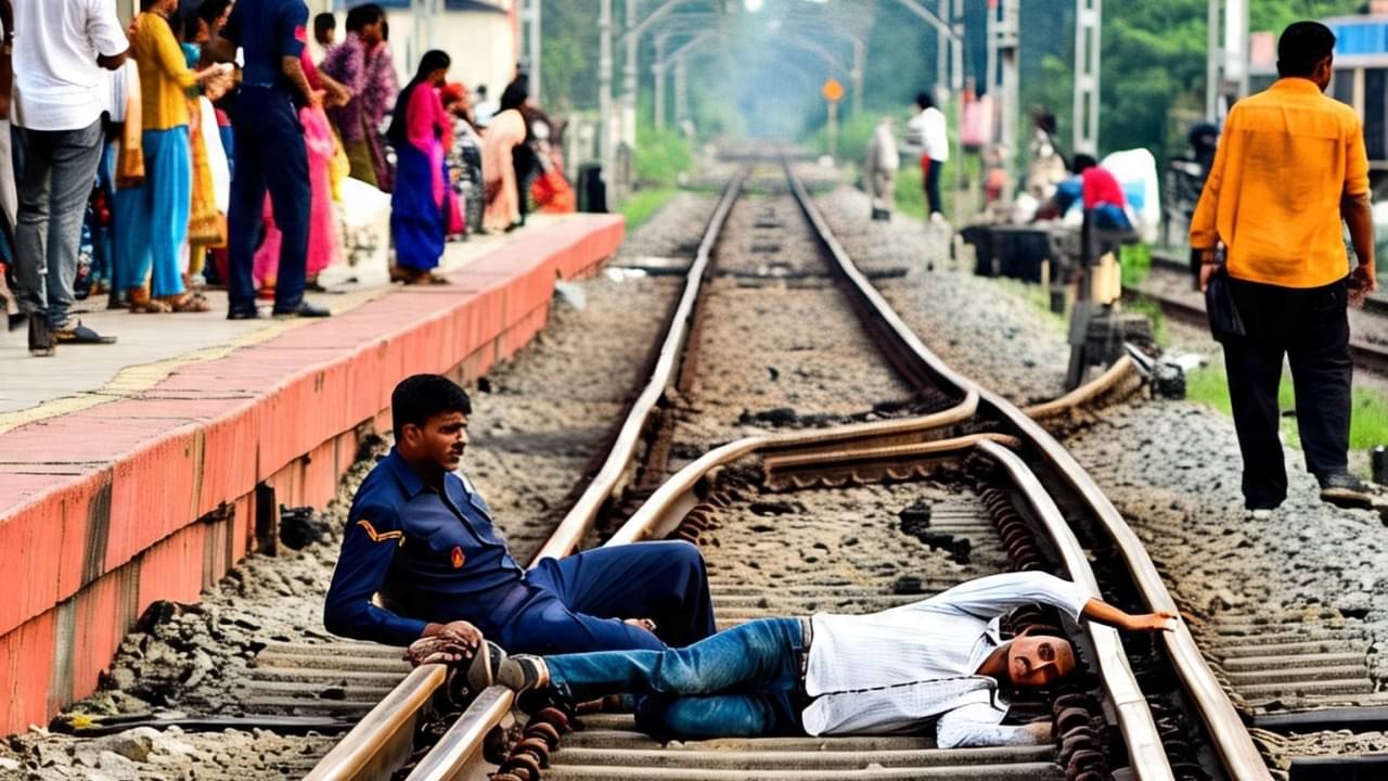 Dum Dum station: তখন স্টেশনে ঢুকছিল ব্যারাকপুর লোকাল, ধুন্ধুমার কাণ্ড দমদমে! লাইনে পড়ে পা কাটা পড়ল যাত্রীর, মাথা ফাটল RPF-র