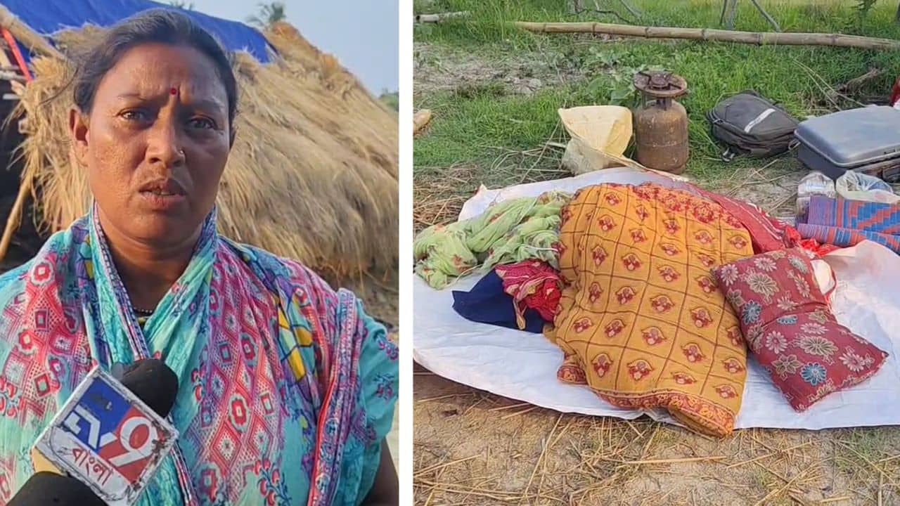 Khejuri: মহিলাকে মারধর, রাতেরবেলা গুড়িয়ে দেওয়া হল বাড়ি, সব হারিয়ে রাস্তায় গঙ্গা