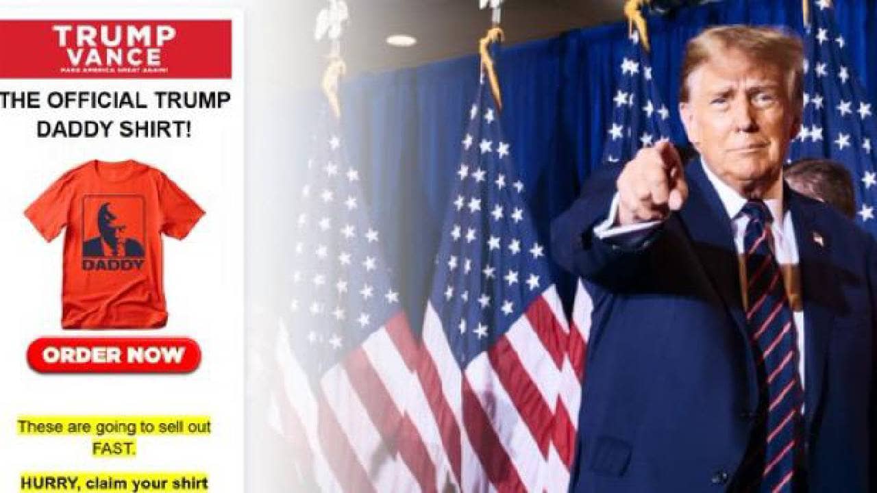 Donald Trump Merch: কেন DADDY লেখা টিশার্ট বিক্রি করছেন ট্রাম্প? জানেন পিছনের আসল কারণ?