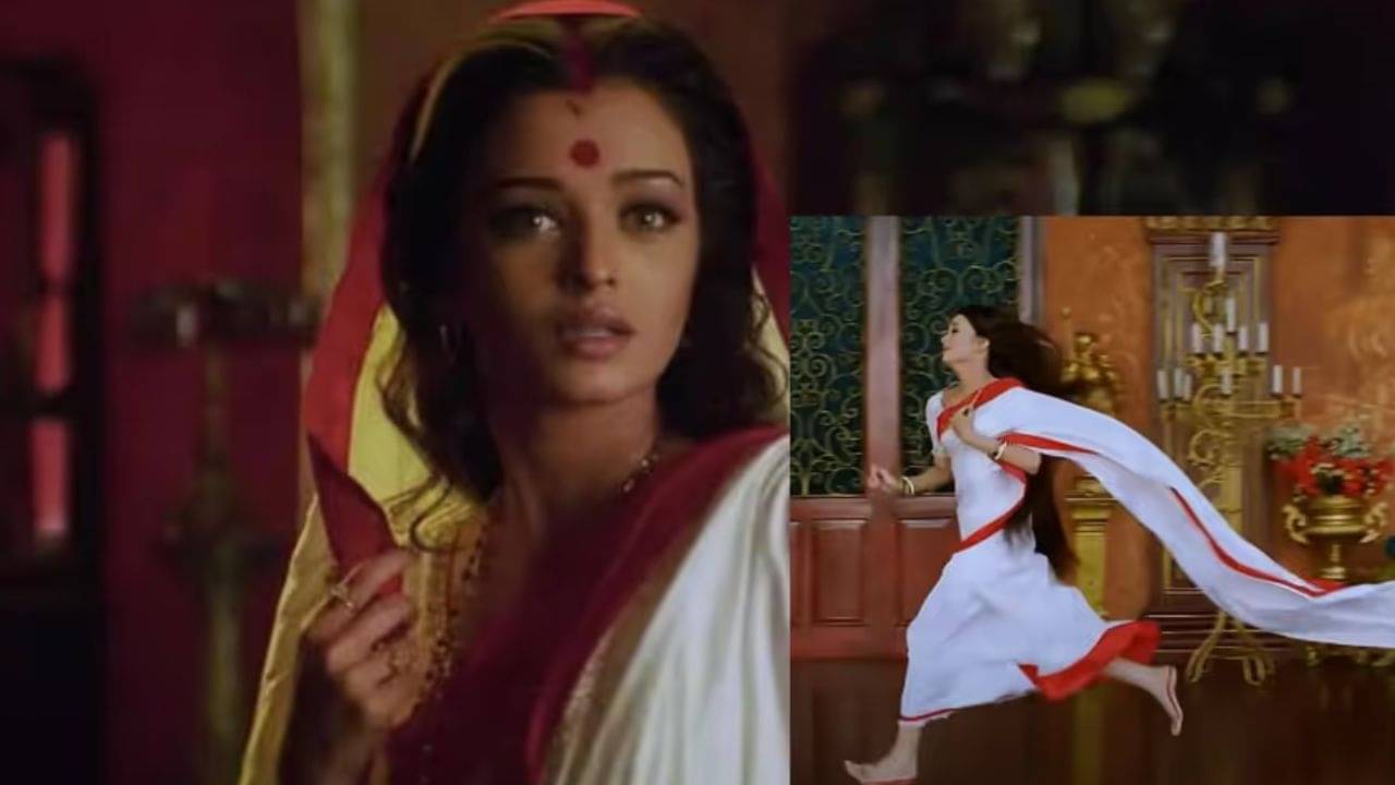 দেবদাস-এ সাদা শাড়িতে ছুটছেন ঐশ্বর্য, কত ফুটের শাড়ি ছিল জানেন?