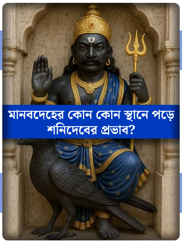 শরীরের কোন অংশে শনিদেবের স্থান, কোথায় পড়ে প্রভাব? শরীরের কোন অংশে শনিদেবের স্থান, কোথায় পড়ে প্রভাব?