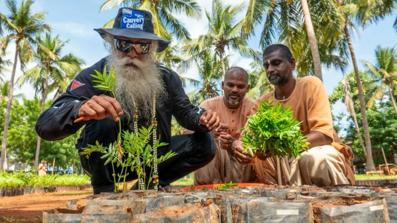 Sadhguru Planted Sapling: এক বছরে ১ কোটির অধিক চারা রোপণ! নজির গড়লেন সদগুরু Sadhguru Planted Sapling: এক বছরে ১ কোটির অধিক চারা রোপণ! নজির গড়লেন সদগুরু